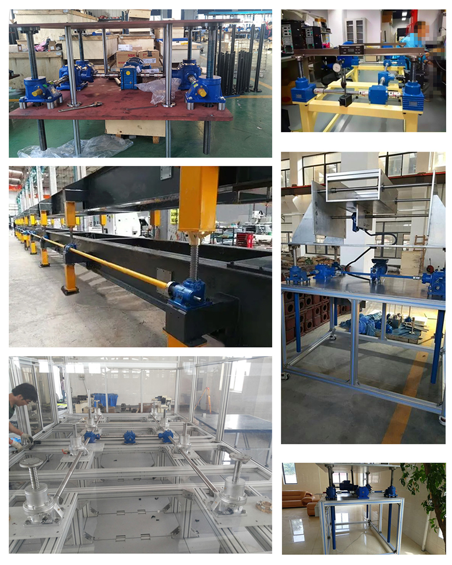 絲桿升降機聯(lián)動平臺使用案例